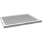 Ekena Millwork Vertical Surface Mount PVC Gable Vent: Functional, w/ 2"W x 2"P Brickmould Sill Frame, 42"W x 32"H GVPVE42X3203SF - alternate 4